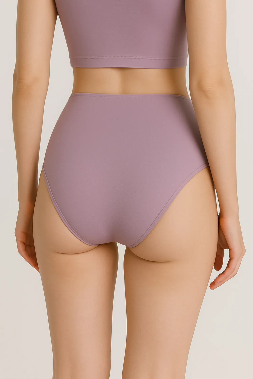 Lilac Sculptfit High-Waist & Shaping & Sculpting Bikini Bottom
