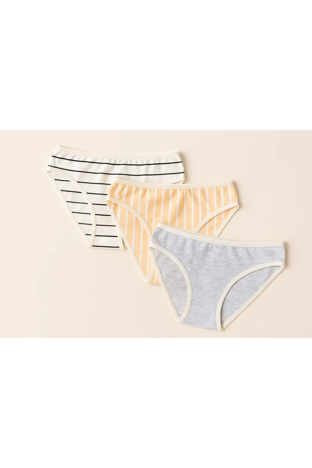 Premium %100 Cotton 3-Pack Women's Assorted Briefs