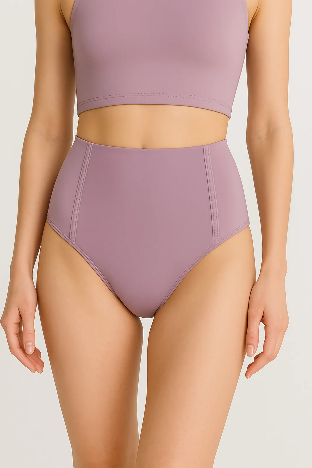 Lilac Sculptfit High-Waist & Shaping & Sculpting Bikini Bottom
