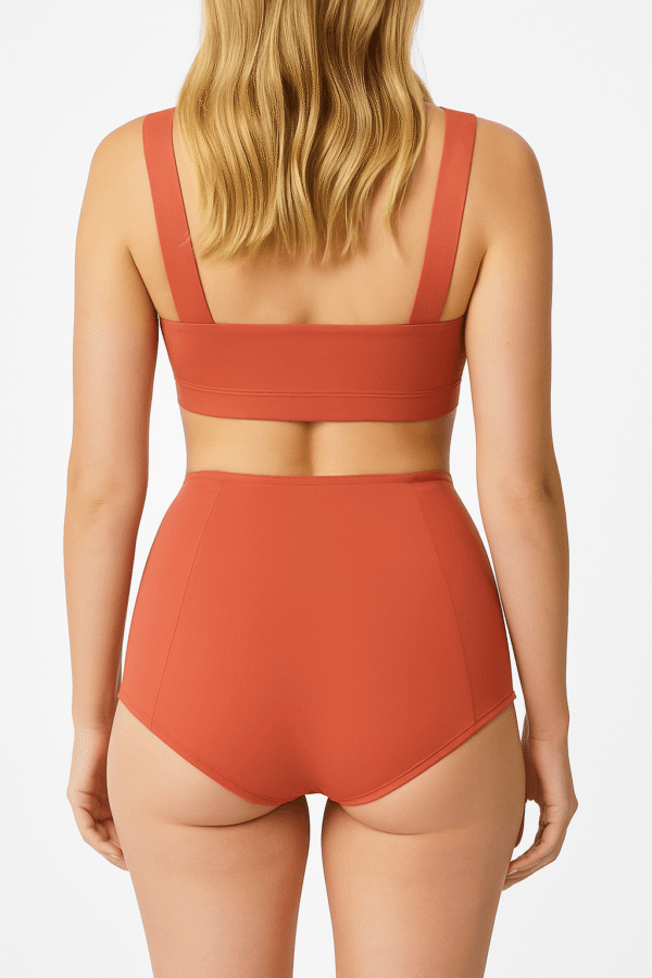 Brncy Gül Kurusu SculptFit Yüksek Bel & Toparlayıcı & Şekillendirici Bikini Altı - Görsel 3