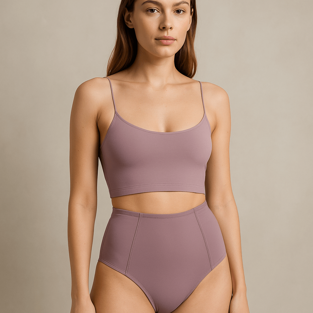 Brncy Lila SculptFit Yüksek Bel & Toparlayıcı & Şekillendirici Bikini Altı