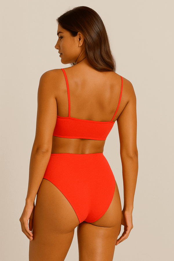Brncy Nar Çiçeği SculptFit Yüksek Bel & Toparlayıcı & Şekillendirici Bikini Altı - Görsel 3